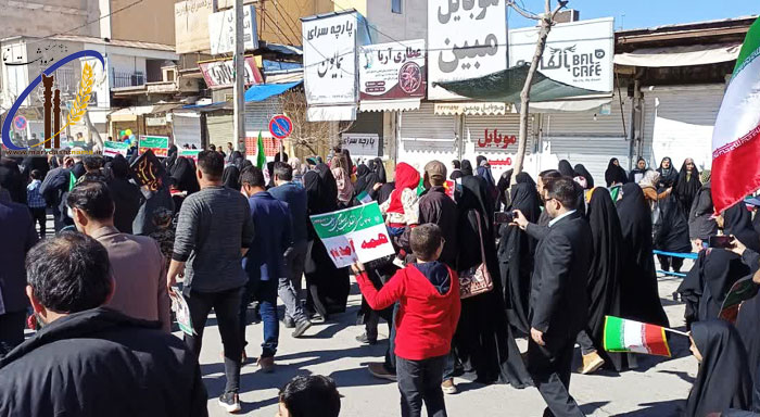 حضور گسترده مردم مرودشت در راهپیمایی 22 بهمن