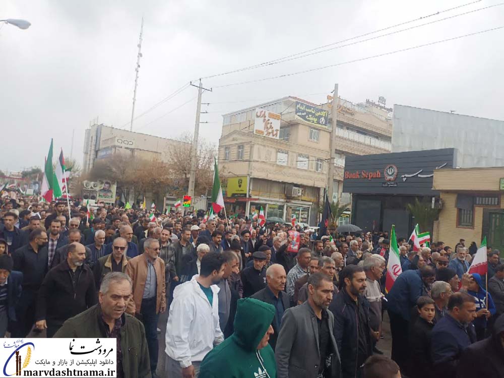 گزارش تصویری راهپیمایی روز قدس 1404 در مرودشت