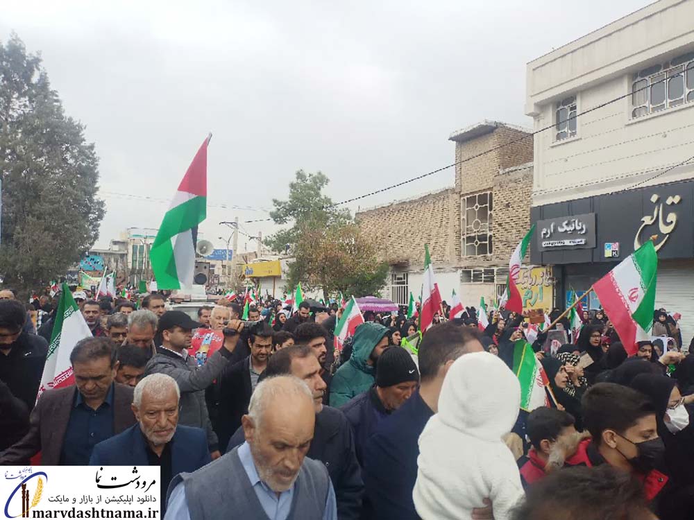 گزارش تصویری راهپیمایی روز قدس 1404 در مرودشت