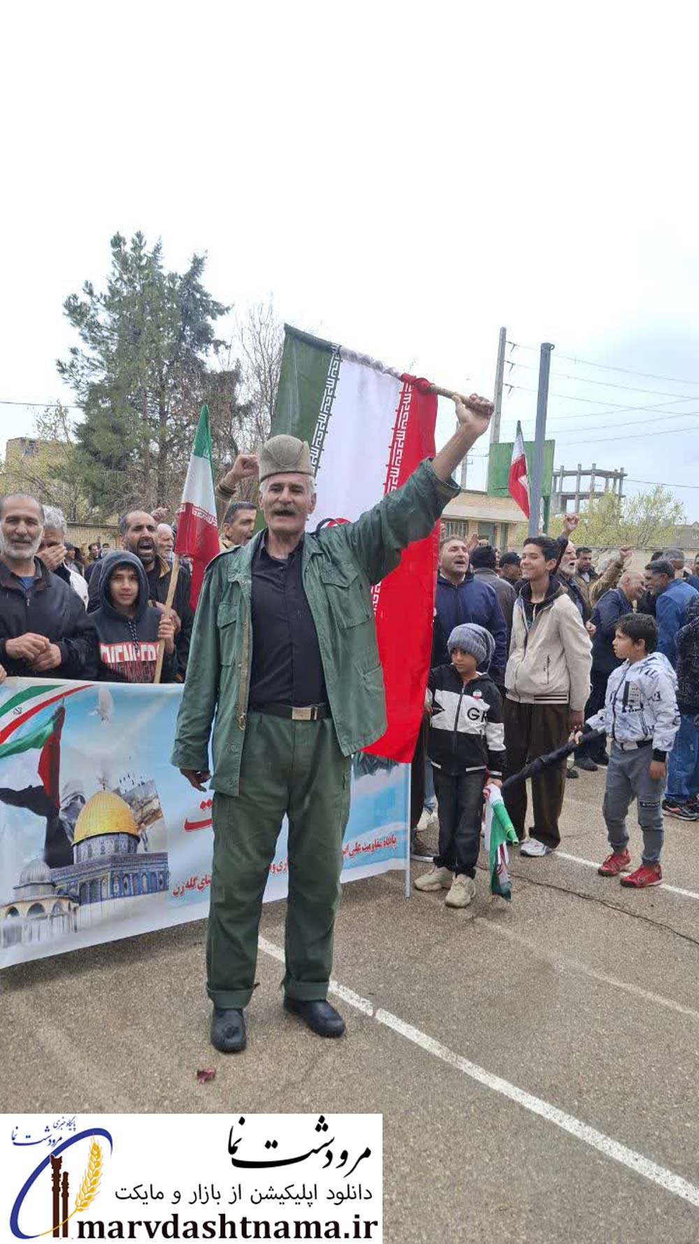 گزارش تصویری راهپیمایی روز قدس 1404 در مرودشت