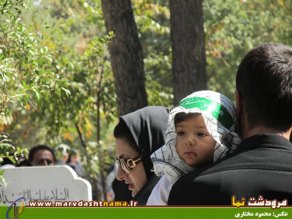 گزارش تصویری: تصاویری از عزاداری صبح عاشورا در مرودشت