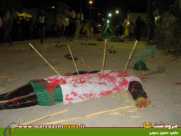گزارش تصویری: عزاداری شام غریبان در مرودشت
